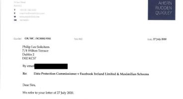 DCP letter