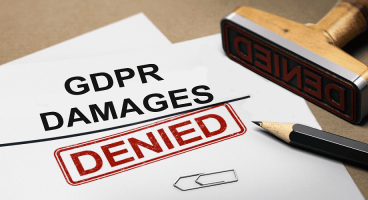 GDPR damages denied