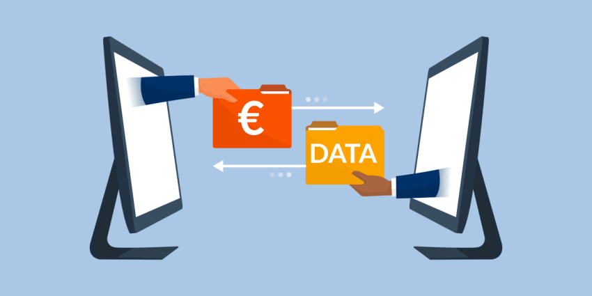 exchange data through screens